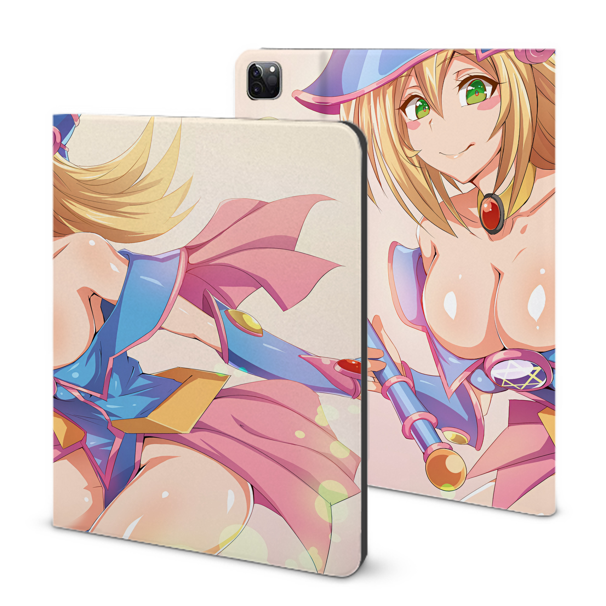 （画像用） 遊☆戯☆王 Yu-Gi-Oh! IPad ケース ブック型 PUレザー TPU 耐衝撃 軽量 薄型 ペン収納なし 全面保護 IPad 各モデル対応